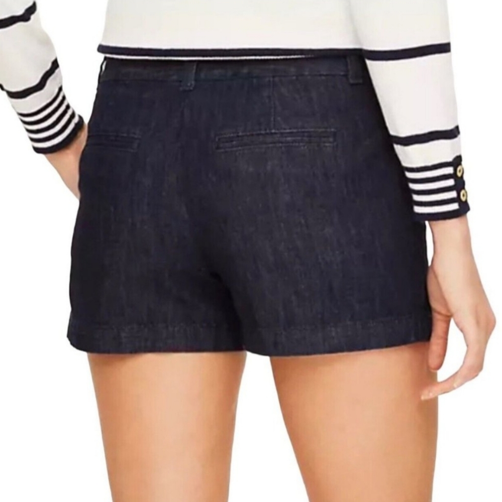 π SOLD π LOFT Dark Blue Denim Shorts SIZE: 8 - Picture 11 of 11